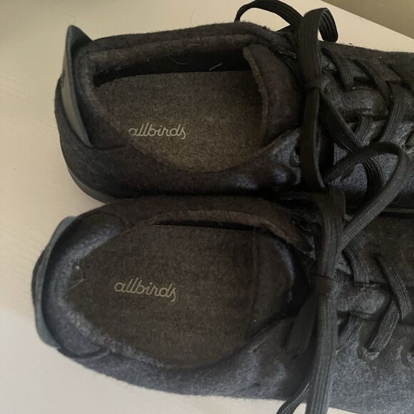 Allbirds Natural Black Wool Pipers Oxfords Shoes Mens 12 Comfort Lace Up Casual - Picture 6 of 8